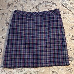 Talbots purple Plaid Women's Skirt size 14